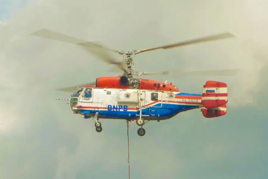10 Unit Helikopter Sebagai Dukungan Operasi Udara Dalam Pencegahan dan Penanggulangan Karhutla Riau 2023