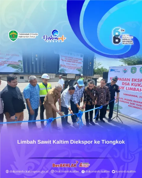 Limbah Sawit Diekspor ke Tiongkok