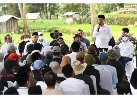 Presiden Mendukung Penuh penerapan Skema Pre-Financing Untuk Rantai Pasok Pangan Berbasis Koperasi
