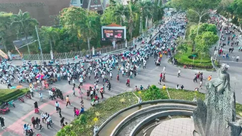 Pemprov Riau Apresiasi Puncak Jalan Sehat BUMN di Pekanbaru