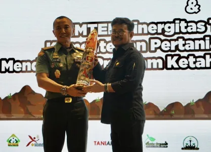 Kementan dan TNI - AD Membangun Ketahanan Pangan Nasional