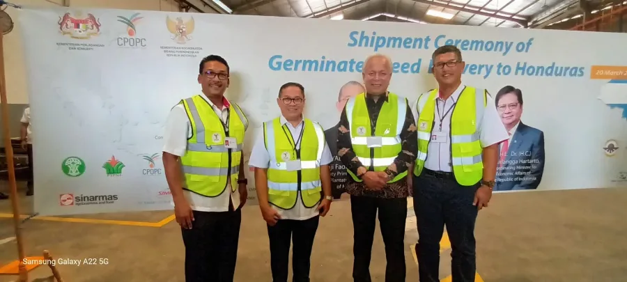 Dukung Pemerintah, Minamas Plantation Hibahkan 20 Ribu Benih Sawit Icalix Ke Petani Honduras