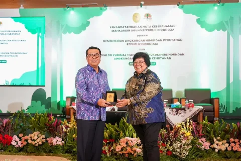 KLHK dan MA Perkuat Kerjasama Bidang Hukum Perlindungan LHK