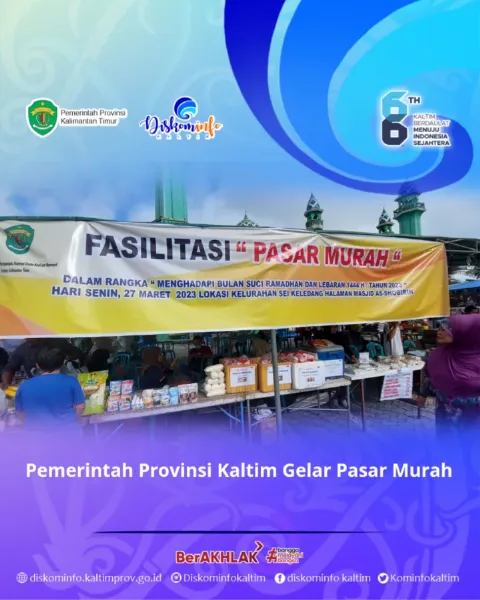Provinsi Kaltim Gelar Pasar Murah