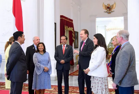 Terima Kunjungan Kongres AS, Presiden Jokowi Bahas Kemitraan Setara dan Kerja Sama Ekonomi