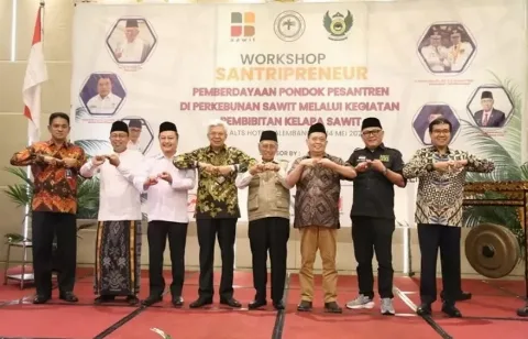 Gelar Workshop Santripeneur, Apkasindo Sumsel  dan BPDPKS Ajak Pesantren Usaha Pembibitan Sawit