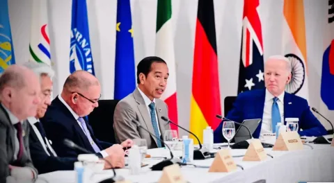 Jokowi Serukan Penghentian Kebijakan Monopoli Dalam KTT G7