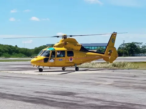 Bantuan Helikopter Pencegah Karhutla