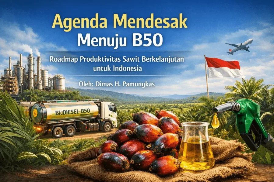 Agenda Mendesak Menuju B50: Roadmap Produktivitas Sawit Berkelanjutan untuk Indonesia