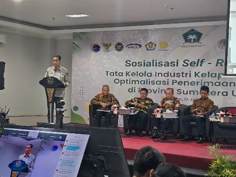 Sosialisasi Self Reporting Tata Kelola Kelapa Sawit di Medan