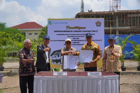 Kolaborasi Pendidikan dan Industri, INSTIPER Bangun Teaching Plant Sawit Berteknologi SPOT