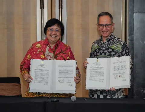 Bersama KLHK dan OJK Dalam Pelaksanaan Bursa Karbon