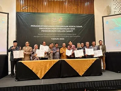 IPB bekerja sama dengan BPDPKS Melaksanakan Program SDM PKS tahun 2023 dan Beasiswa Pendidikan Senilai Rp 13,9 Miliar