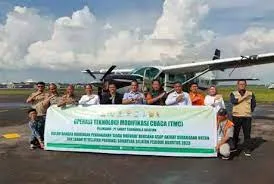 BNPB Melakukan Modifikasi Cuaca dan Siaga Darurat Bencana Asap