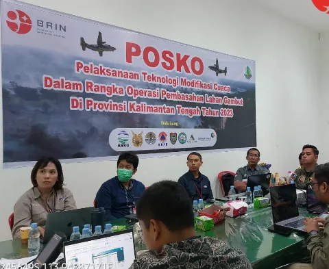 Cegah Karhutla , GAPKI Bersama Pemerintah Lakukan Teknologi Modifikasi Cuaca di Kalteng