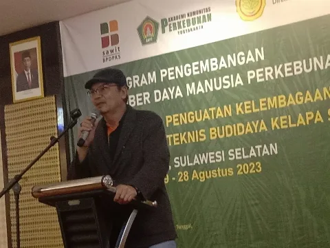 Pesan dari BPDPKS, Ditjenbun dan AKPY Stiper pada Peserta Pelatihan