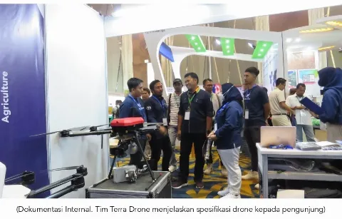 Tiga Unit Drone Ditampilkan Terra Drone Indonesia pada SIExpo 2023
