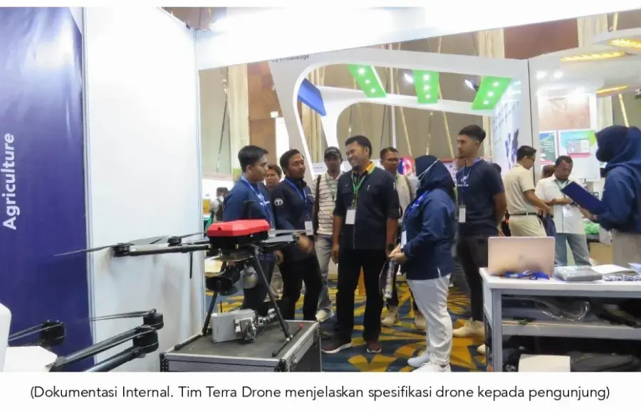 Tiga Unit Drone Ditampilkan Terra Drone Indonesia pada SIExpo 2023