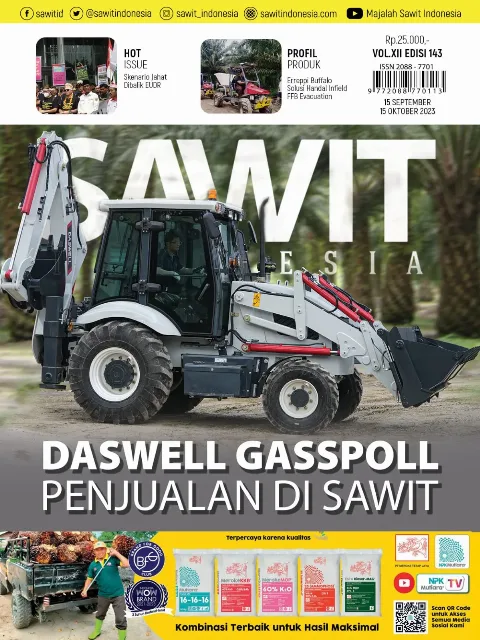 Cover Majalah Sawit Indonesia Edisi 143