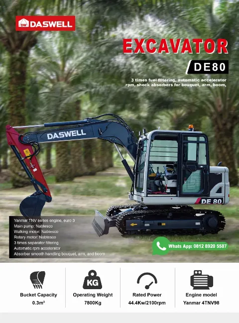 Daswell  Tawarkan Unit Terbaik Untuk Perkebunan Sawit