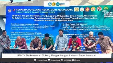 Didukung BPDPKS, UPN Yogyakarta Riset Produk Sawit Energi Terbarukan