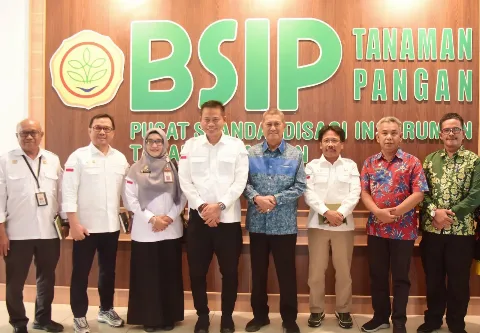 Tingkatkan Mutu Pertanian,Wakil Bupati H.Syamsuddin Uti menemui lansung Kepala BSIP