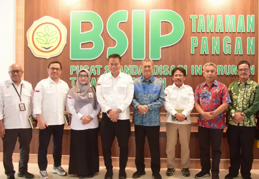 Tingkatkan Mutu Pertanian,Wakil Bupati H.Syamsuddin Uti menemui lansung Kepala BSIP