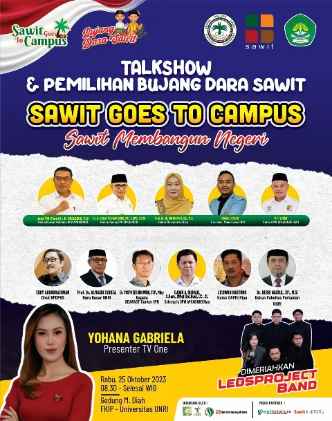 Didukung BPDPKS, APKASINDO dan BEM Unri Gelar Sawit Goes to Campus