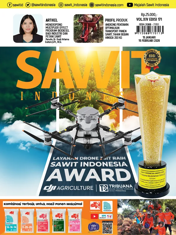 Majalah Sawit Indonesia Edisi 171, Januari 2026
